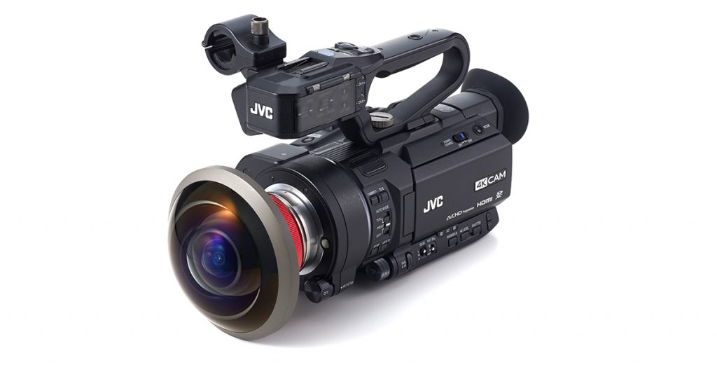 JVC Kenwood's 4K camera GY-LS300CH with Entaniya Fisheye HAL 