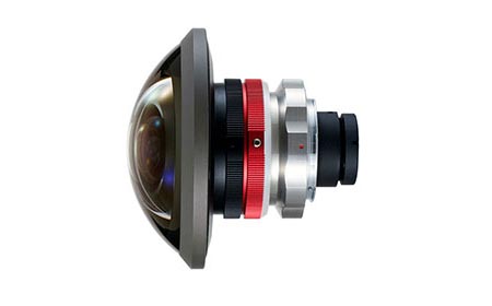 250度魚眼レンズ 焦点距離6.0mm